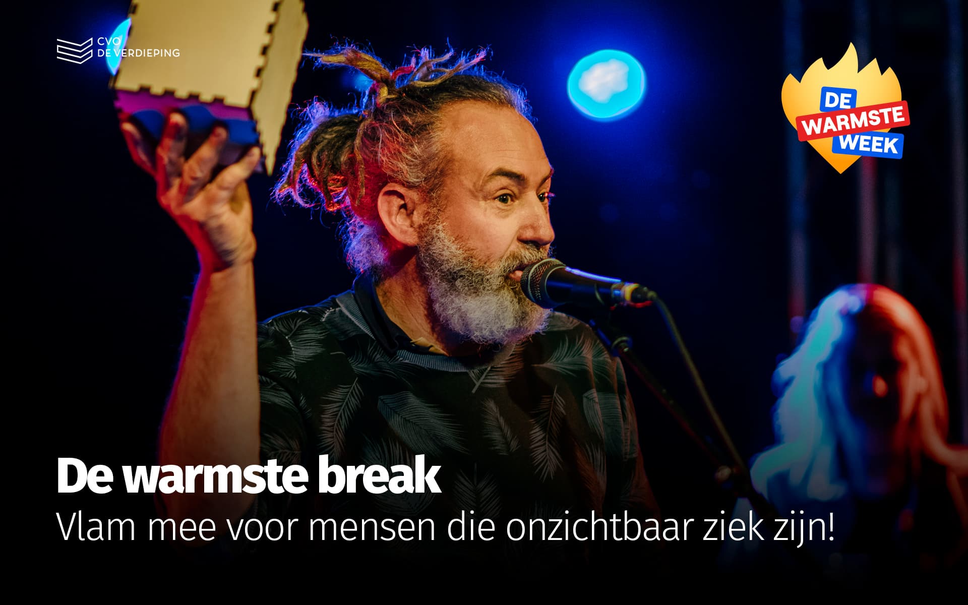 Warmste break Vlam mee voor mensen die onzichtbaar ziek zijn