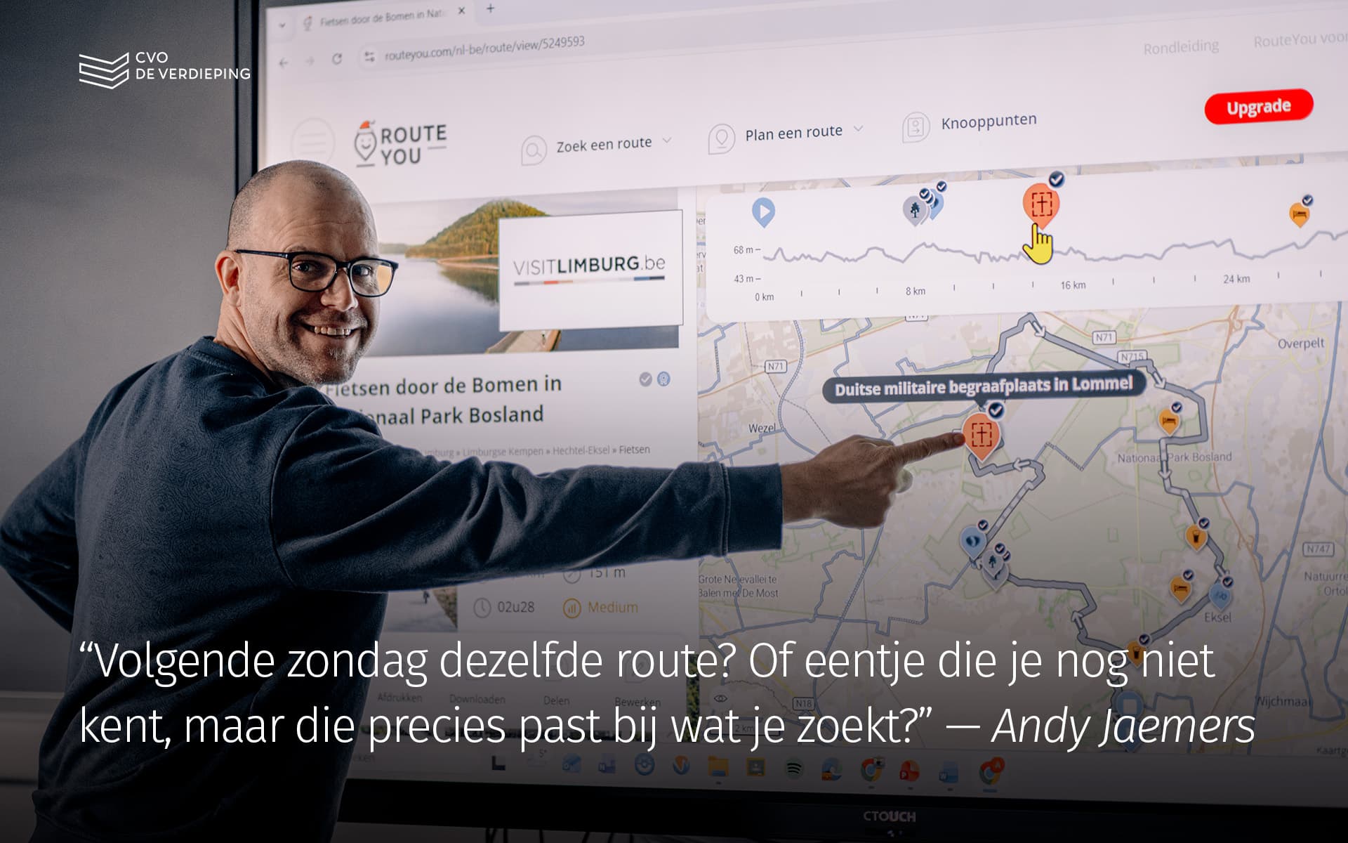 Volgende zondag dezelfde route? Of eentje die je nog niet kent, maar die precies past bij wat je zoekt?