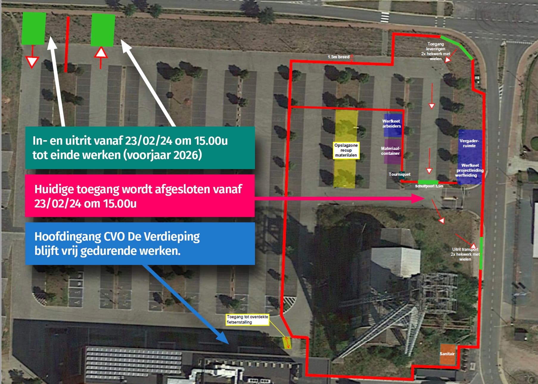 parking aanpassing skip
