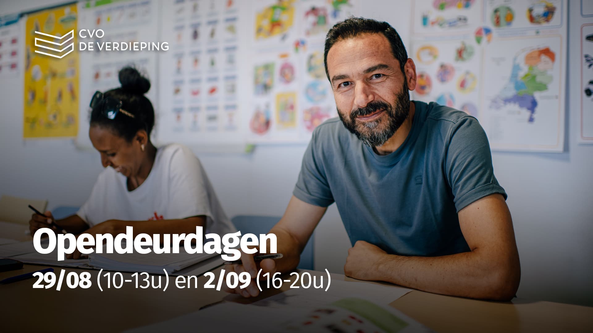 Opendeurdagen CVO De Verdieping 29/08 en 02/08
