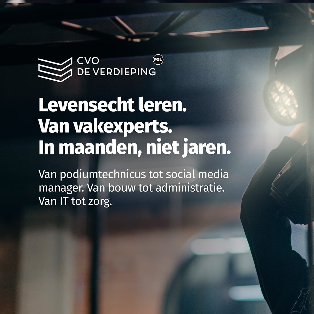 Levensecht Leren. Van Vakmensen. In maanden, niet jaren.